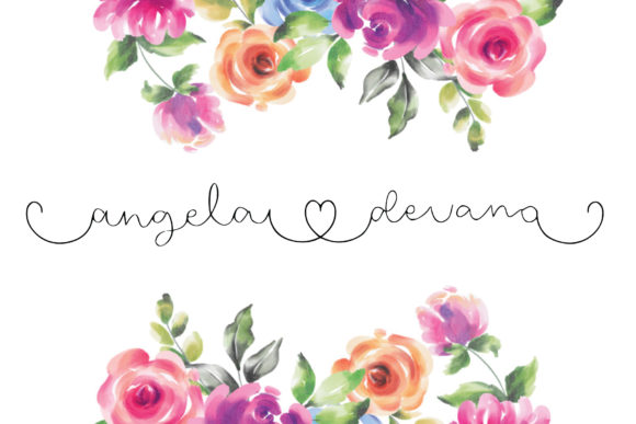 Angela Devano: A Font for Elegant Expression