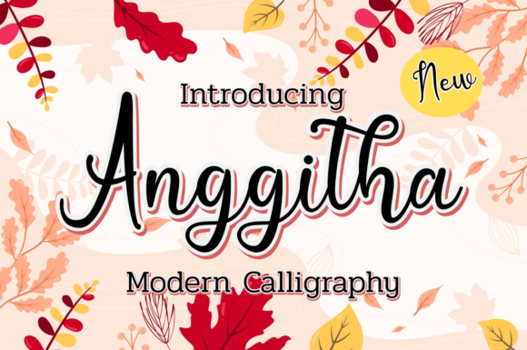 Anggitha: A Modern Script for Elegant Design