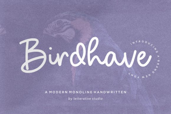 Birdhave: A Handwritten Font for Creative Makers