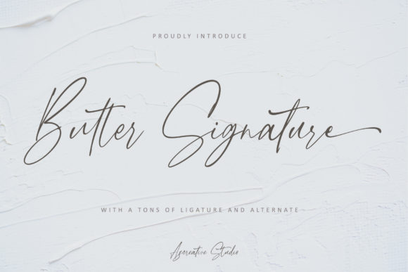 Butter Signature: A Handwritten Font That Elevates Real Small Business Branding