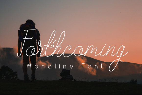 Forthcoming: A Handwritten Font for Elegant Design