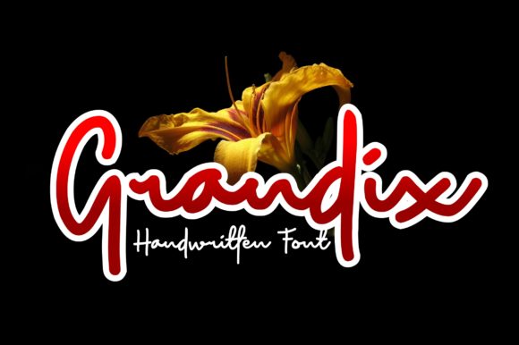 Grandix: A Handwritten Font for Creative Publishing
