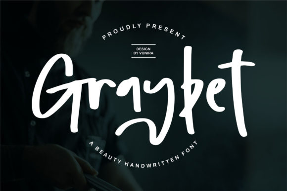 Graybet Font: Handwritten Elegance for Crafters