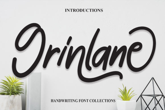 Grinlane: A Beautiful Script Font for Handmade Labels & Printables