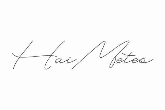 Hai Meteo: A Handwritten Font for Creative Campaigns