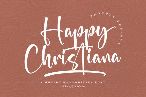 Happy Christiana: A Warm, Flowing Script Font for Small Business Brands