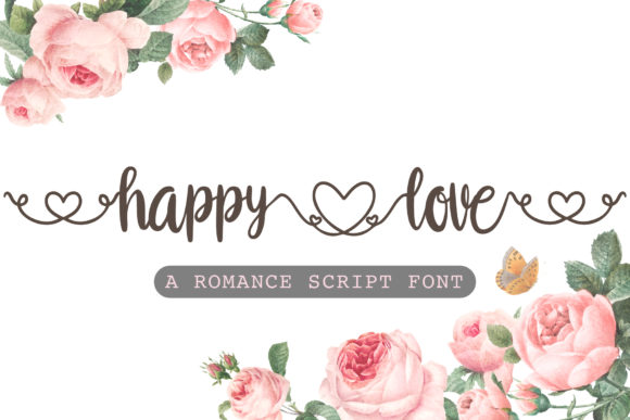 Happy Love Font for Elegant Design