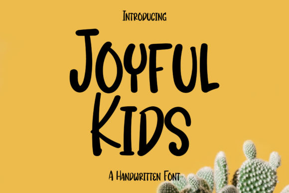 Joyful Kids Font for Creative Projects