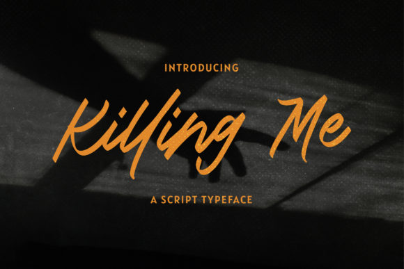 Killing Me Font: Modern Script for Creative Projects