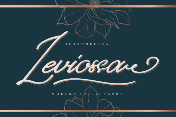Leviossa: A Handwritten Font for Web Design