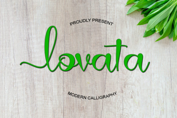 Lovata: A Luxury Script Font That Makes Your Campaign Stand Out