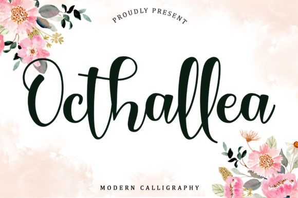 Octhallea: A Modern Handwritten Font for Crafters & Sellers