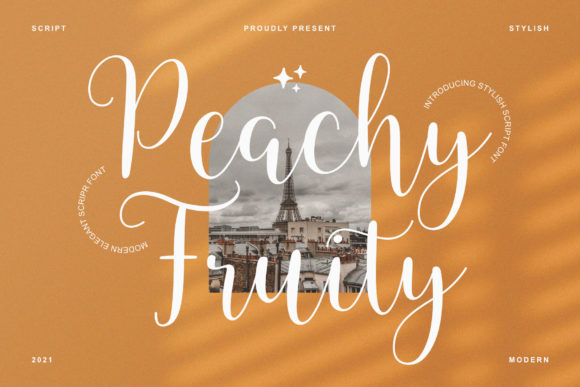 Peachy Fruity: A Modern Script Font That Delivers Personality at a Glance