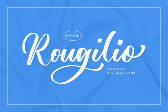 Rougilio: An Elegant Script Font for Branding That Feels Human