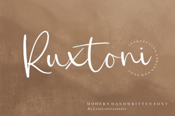 Ruxtoni: A Font for Business Brilliance