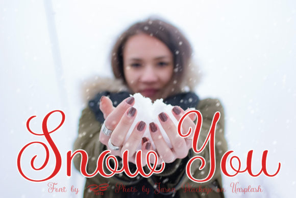 Snow You Font: Sweet Script for Creative Makers