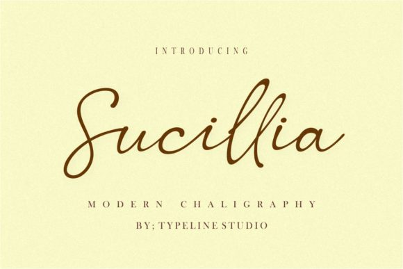 Sucillia: A Radiant Script Font for Crafters