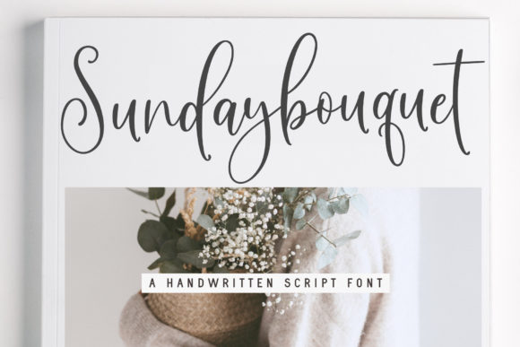 Sunday Bouquet: A Handwritten Font That Elevates Digital Branding