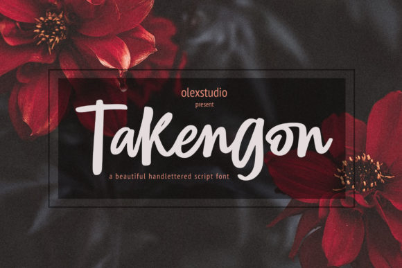 Takegon: A Bold Handwritten Font for Digital Marketing