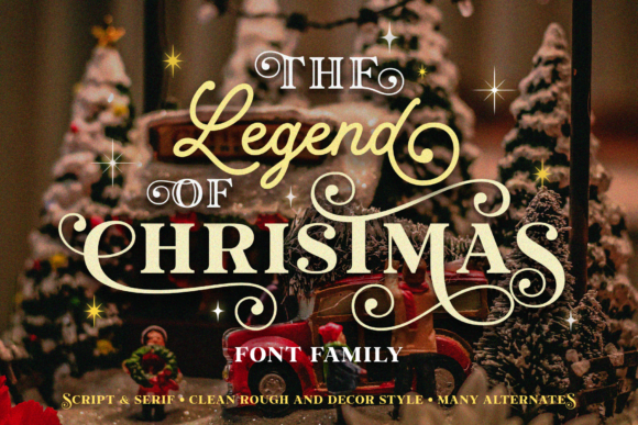 The Legend of Christmas Font for Polished Digital Branding