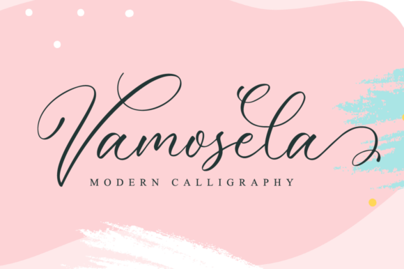 Vamosela: A Refined Script Font for Digital Brand Moments